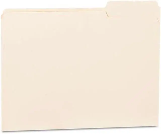 Main image of UNIVERSAL File Folders 1/3 Cut Third Position One-Ply Top Tab Letter Manila 100
