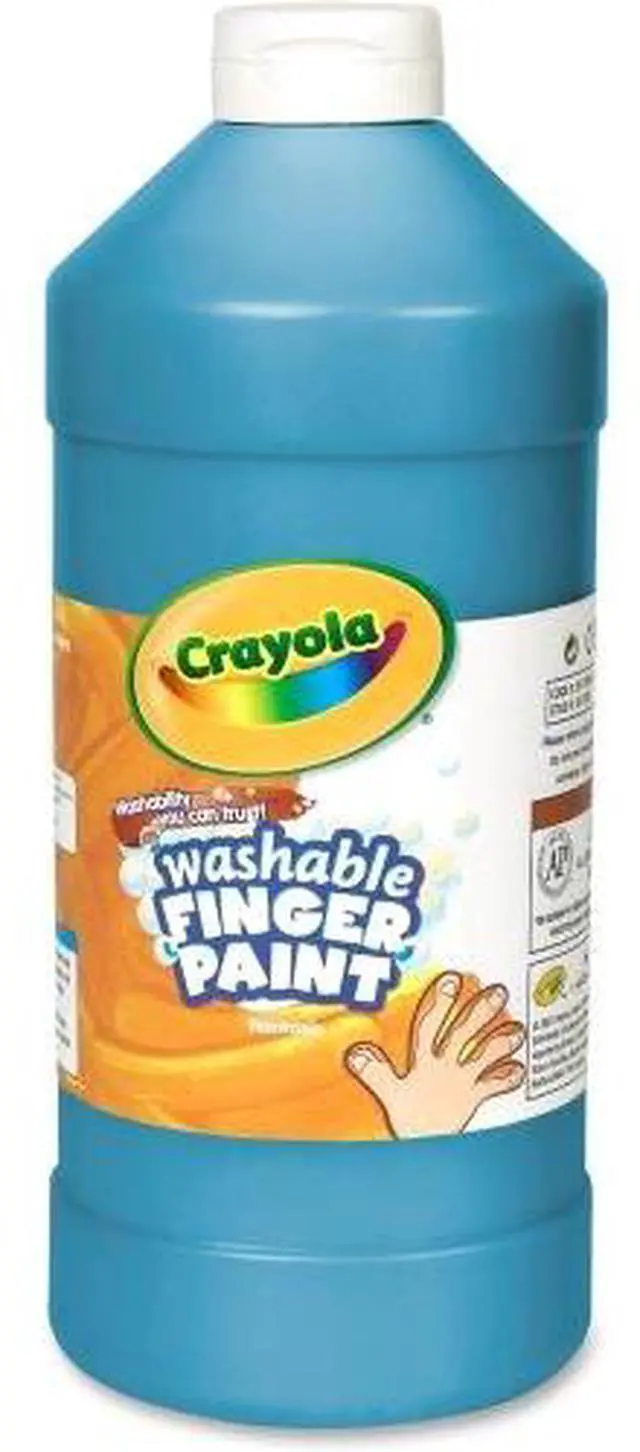 Alt view image 2 of 8 - Washable Finger Paint, 32oz., Blue CYO551332042
