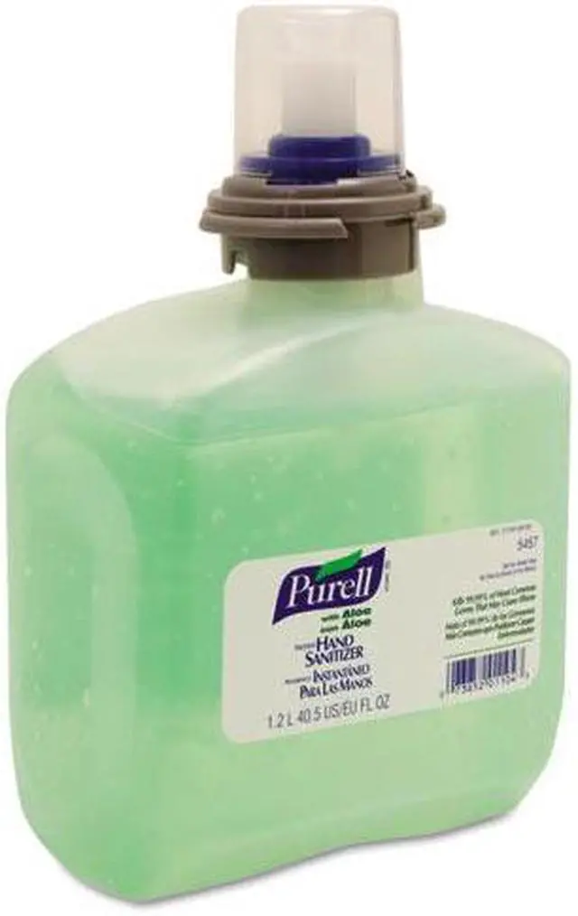 Alt view image 4 of 4 - PURELL 5457-04 TFX Gel Instant Hand Sanitizer Refill w/Aloe, 1200-ml