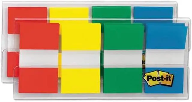 Alt view image 4 of 20 - 3M 680RYGB2 Flags in Portable Dispenser Assorted 160 Flags/Dispenser
