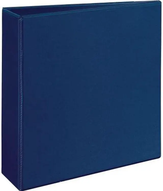 Alt view image 8 of 20 - Avery Durable View Binder w/Slant Rings 11 x 8 1/2 3" Cap Blue 17044
