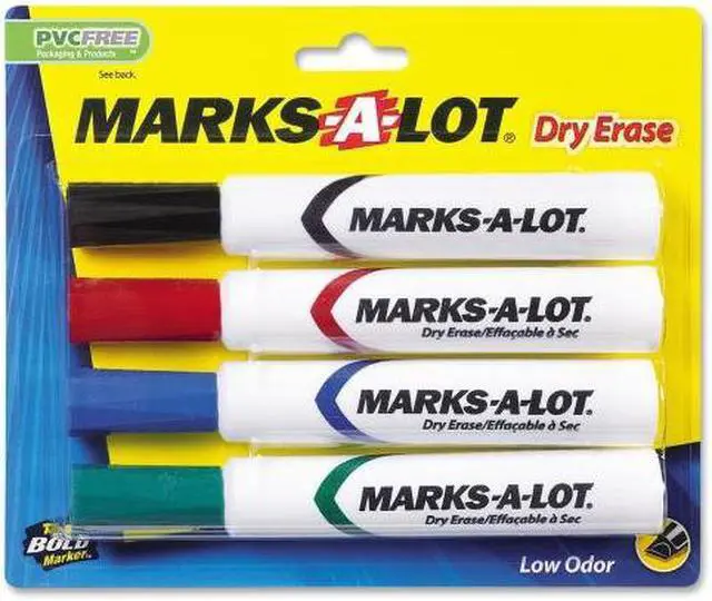 Alt view image 7 of 20 - Avery Marker,Dry Erase,4/Set 24409