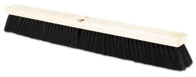 Alt view image 6 of 20 - Boardwalk Floor Brush Head 2 1/2" Black Tampico Fiber 24" 20224