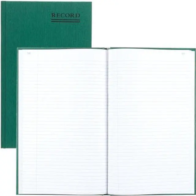 Alt view image 6 of 8 - National Emerald Series Account Book Green Cover 500 Pages 12 1/4 x 7 1/4 56151
