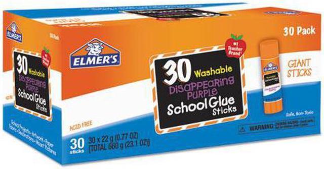 Elmer's Disappearing Purple School Glue, Washable, 0.77-ounce