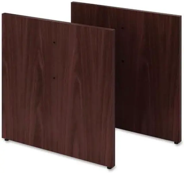 Alt view image 5 of 9 - HON Table Slab Base 38-3/4" H Mahogany TLPBN