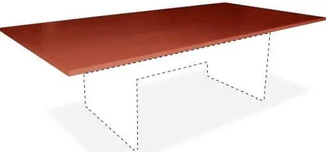 Alt view image 5 of 7 - Rectangular Conf Table, 72"x36", Cherry