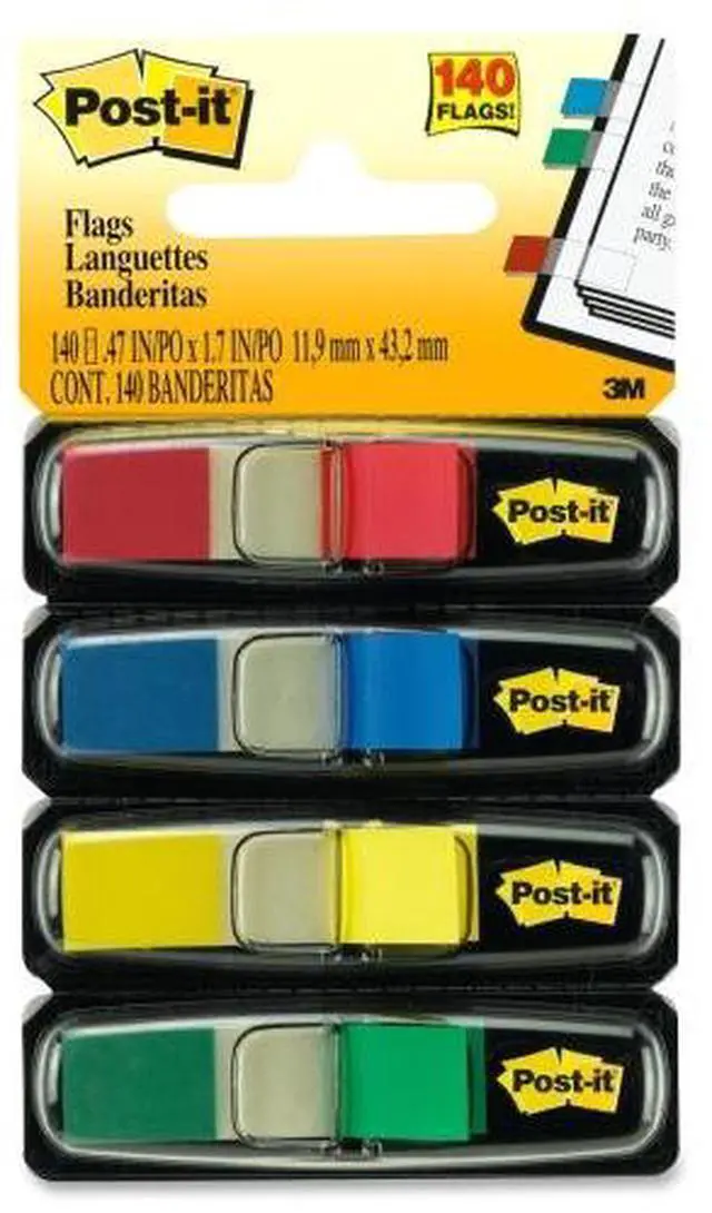 Alt view image 9 of 20 - Post-It Flags Flag,Small Sze 140/Pk,Ast 6834