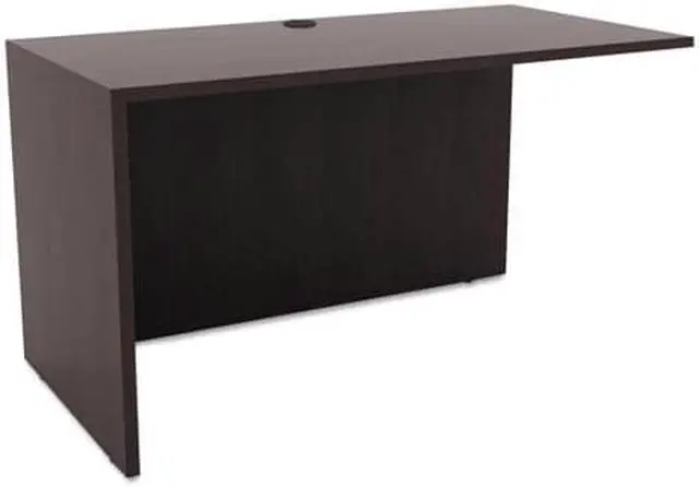 Alt view image 3 of 18 - Alera Valencia Series Reversible Return/Bridge Shell,47 1/4w x 23 5/8d, Espresso