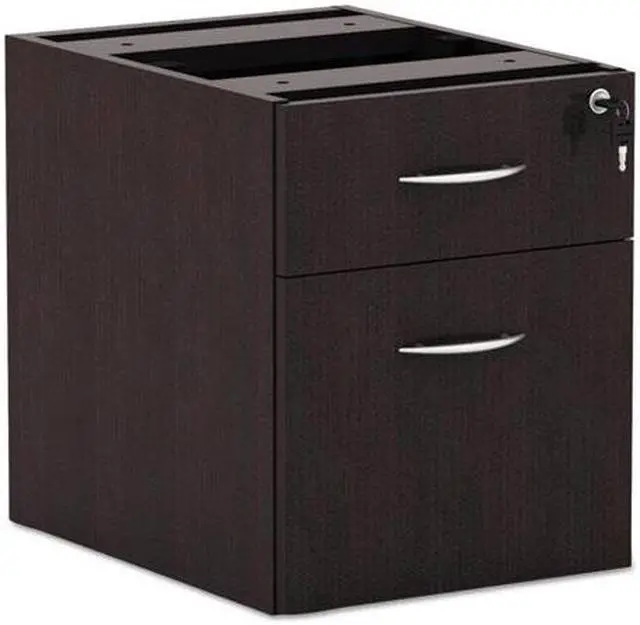 Main image of Alera - VA552222ES - Alera Valencia Series 3/4 Box/File Pedestal, 15 5/8w x 20 1/2d x 19 1/4h, Espresso