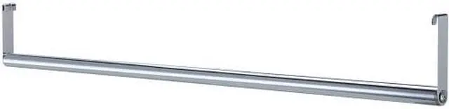 Alt view image 2 of 5 - Lorell Garment Hanger Bar f/ Industrial Shelving 48" Chrome 69876