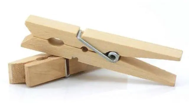 Alt view image 6 of 11 - Chenille Kraft 365801 Wood Spring Clothespins, 3 3/8 Length, 50 Clothespins/Pack