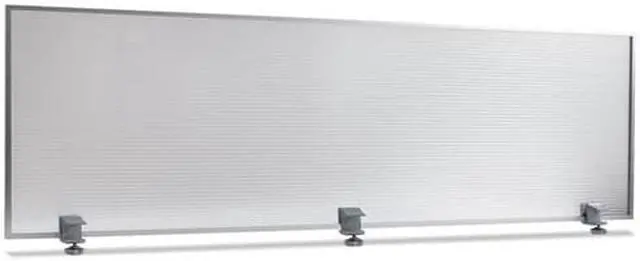 Alt view image 9 of 20 - Polycarbonate Privacy Panel, 65w X 18h, Silver