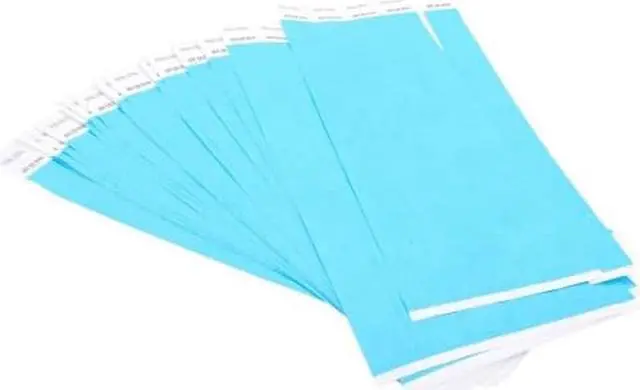 Alt view image 4 of 14 - Baumgartens BAU85030 SICURIX Wristpass Security Wristbands, 3/4" x 10", Blue, 100/Pack, 1 Pack