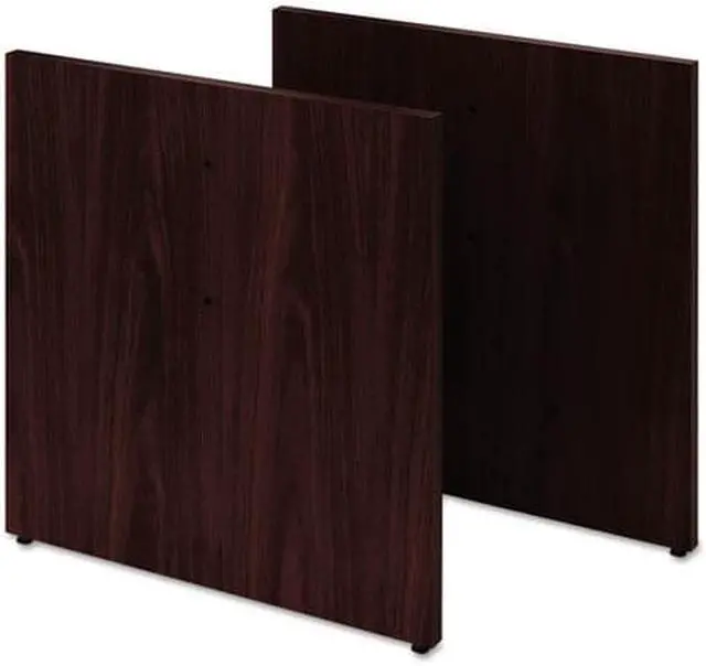 Alt view image 4 of 9 - HON Table Slab Base 38-3/4" H Mahogany TLPBN