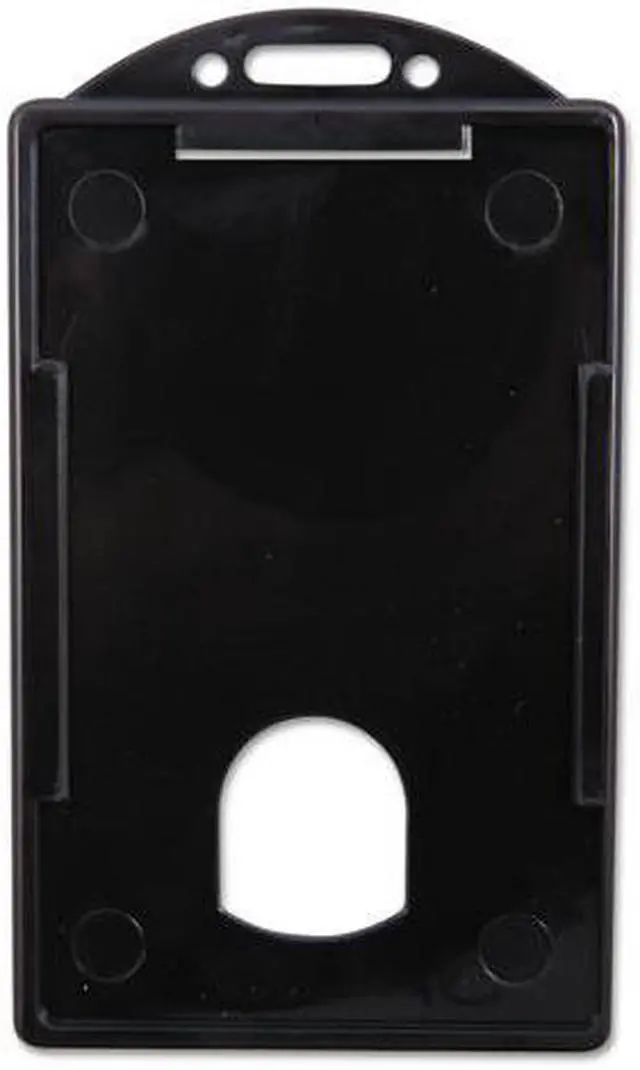 Alt view image 6 of 16 - Baumgartens ID Card Holders Vertical 3-3/8"x2-1/8" 25/PK Black 68320