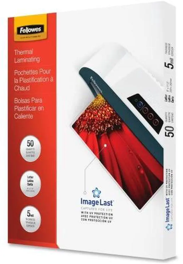 Alt view image 4 of 20 - FELLOWES 5204002 Fellowes 5204002 5mm letter-size laminating pouches 50 pk