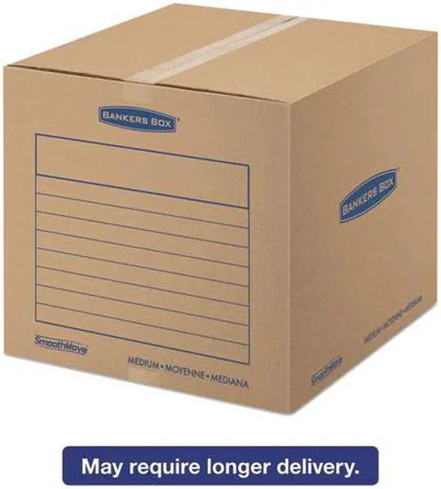Alt view image 3 of 12 - Fellowes SmoothMove Basic Moving Boxes, Medium
