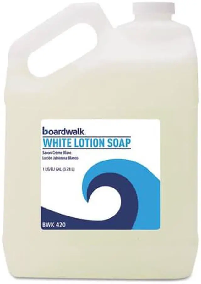Alt view image 3 of 8 - Boardwalk Mild Cleansing Lotion Soap Floral Scent Liquid 1gal Bottle 4/Carton