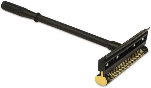 Main image of Boardwalk General-Duty Squeegee 8" Sponge Head/Rubber Blade 16" Plastic Handle 816