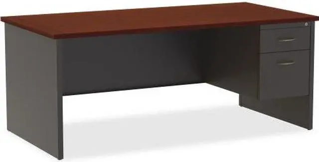 Alt view image 2 of 2 - Lorell Right Pedestal Desk 36"x72" CH/MH 79144