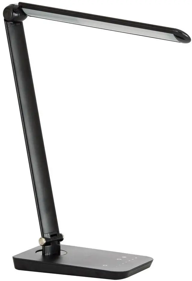 Alt view image 2 of 6 - Safco 1001BL Vamp Lighting - Multi-pivot Neck - 16.75" High - Black