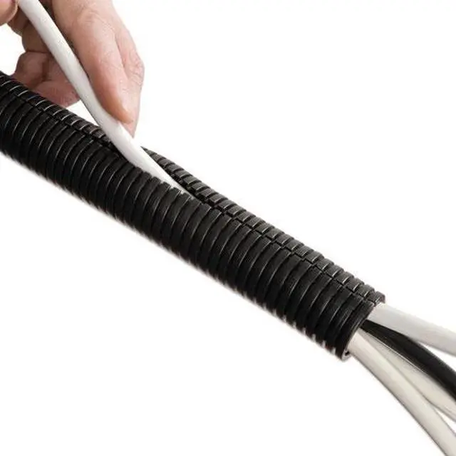 Alt view image 5 of 6 - D-LINE US/CTT1.1/GR Cable Tidy Tube,Black,ABS