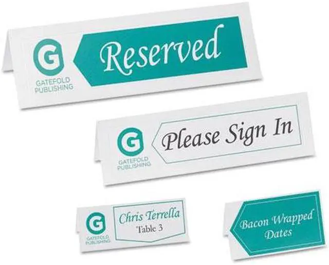 Alt view image 5 of 11 - Avery Small Place Cards, Matte, Two-Sided Printing, 1-7/16" x 3-3/4", 150 Cards (5011)