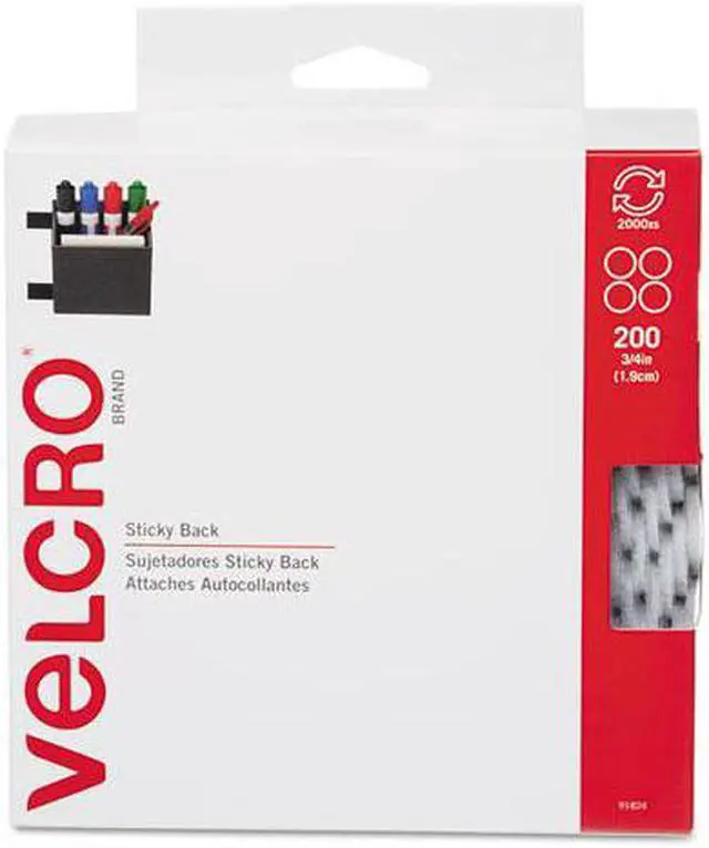 Alt view image 4 of 20 - Velcro Brand Adhesive,Hook and Loop,Wh 91824