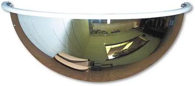 Alt view image 3 of 14 - See All Half-Dome Convex Security Mirror 18" dia. PV18180