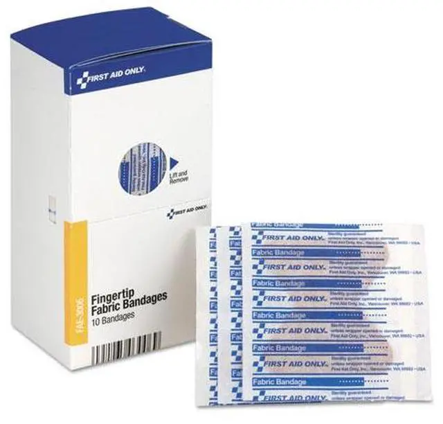 Alt view image 5 of 7 - First Aid Only Fingertip Fabric Bandages