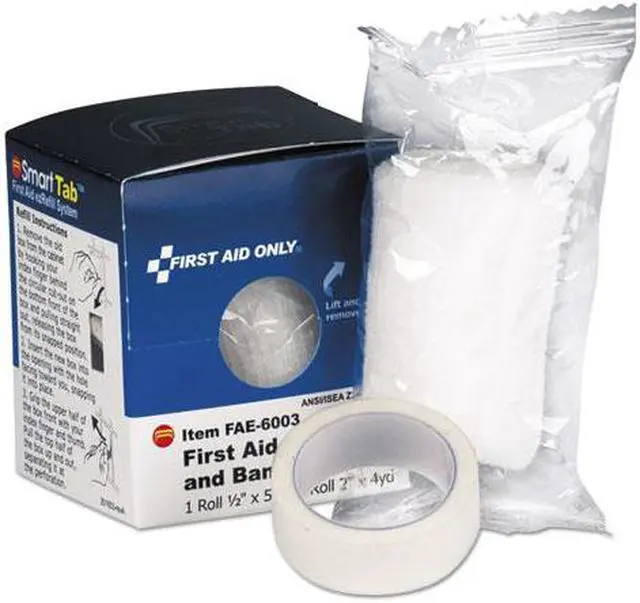Alt view image 3 of 11 - First Aid Only First Aid,Gauze Pd/Tpe,Be FAE6003