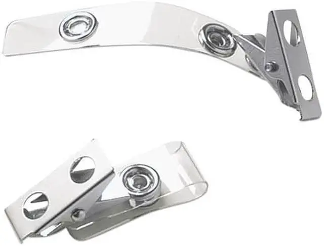 Alt view image 4 of 5 - Baumgartens ID Strap Clips Prepunched Vinyl 25/PK Clear 68010