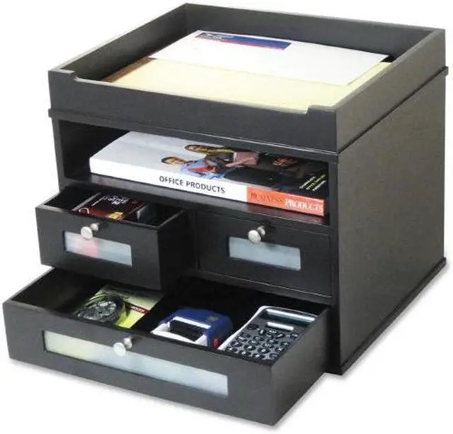 Alt view image 3 of 15 - VICTOR 5500-5 Tidy Tower,Black