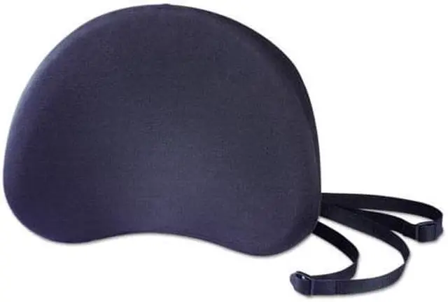 Alt view image 8 of 13 - Kantek Deluxe Back Support 15-1/2w x 3d x 11h Black LS400