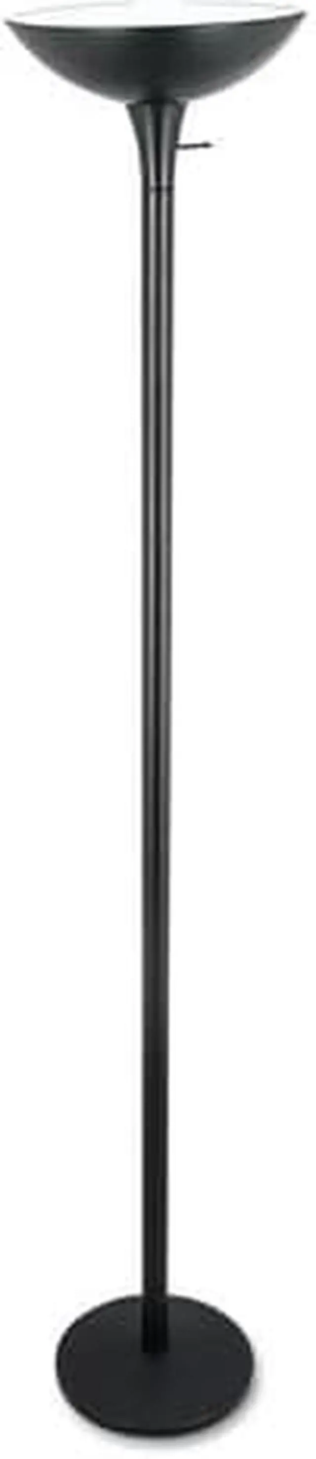 Alt view image 4 of 10 - Torchier Floor Lamp, 72"H, Black