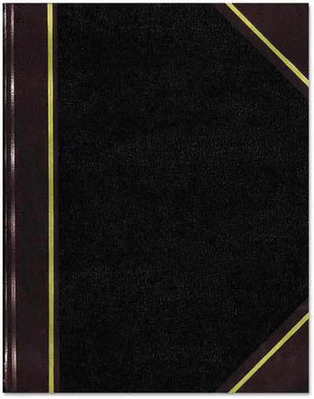 Alt view image 6 of 14 - Texthide Record Book, Black/burgundy, 300 Green Pages, 10 3/8 X 8 3/8