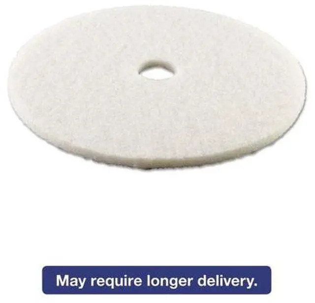 Main image of Standard 24-Inch Diameter Polishing Floor Pads, White BWK4024WHI