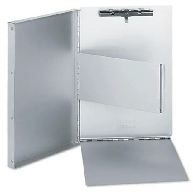 Main image of UNIVERSAL Aluminum Document Box 2/5" Capacity Holds 8-1/2w x 11h Silver 40300