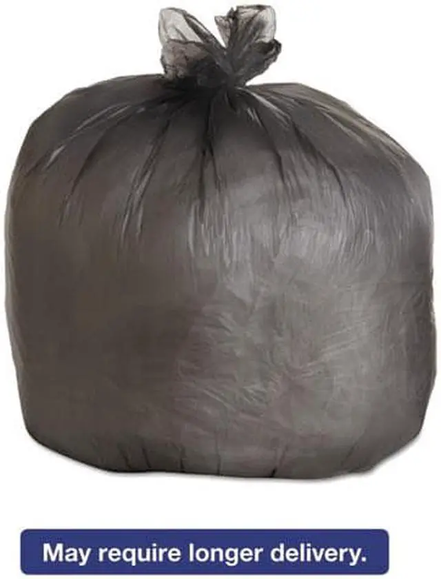 Main image of High-Density Can Liners, 40 x 46, 40-45gal, 19mic Equivalent, Black, 6/Carton BWK404622BLK