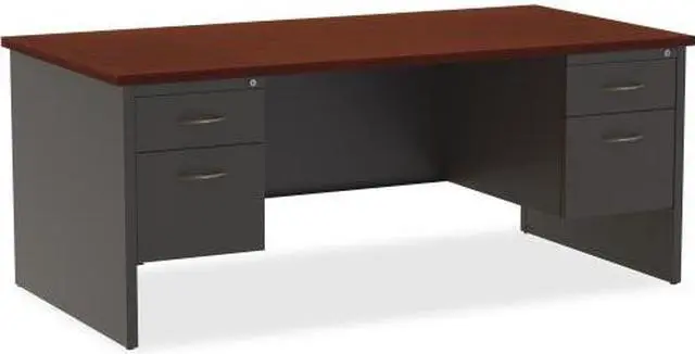 Main image of Lorell Double Pedestal Desk 36"x72" CH/MH 79140