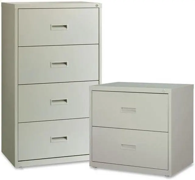 Main image of Lorell Lateral File - 30" x 18.6" x 52.5" - 4 x Drawer(s) for File - A4, Legal, Letter - Interlocking, Leveling Glide, B