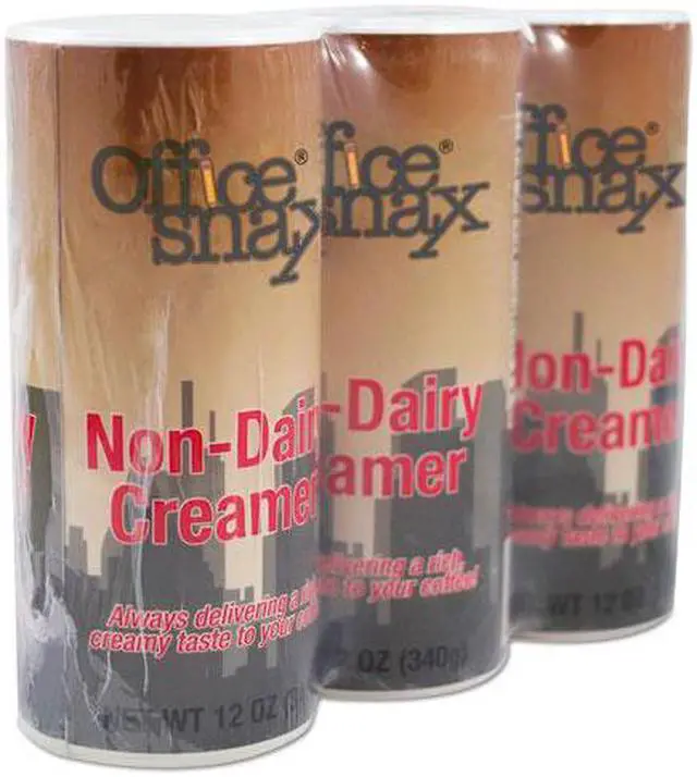 Alt view image 2 of 6 - Office Snax Reclosable Powdered Non-Dairy Creamer 12 oz Canister 3/Pack 00020G