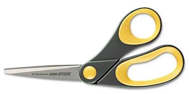 Alt view image 3 of 6 - Westcott Non-Stick Titanium Bonded Scissors 8" Bent 14850
