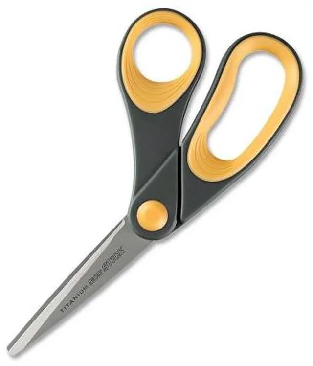 Alt view image 4 of 6 - Westcott Non-Stick Titanium Bonded Scissors 8" Bent 14850