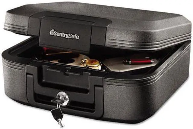 Alt view image 2 of 11 - SentrySafe - CFW20201 - 15-2/5 x 14 1/3 in x 6-3/5 Fire Safe, Gray; Holds Paper, Valuables, USB Drives, CD's, DVD's and