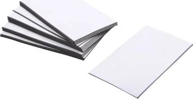 Alt view image 5 of 16 - Baumgartens Business Card Magnets 3 1/2 x 2 White Adhesive Coated 25/Pack 66200