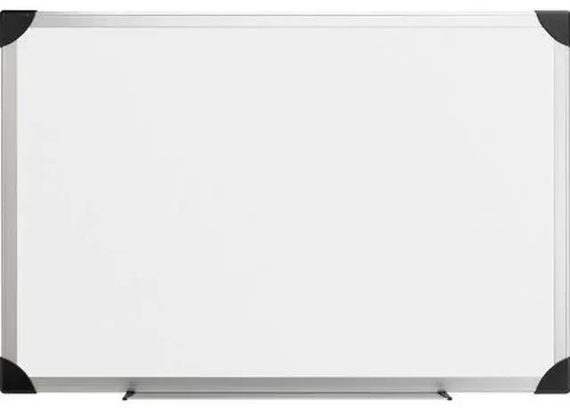 Alt view image 12 of 18 - Lorell Dry-Erase Board 4'x3' Aluminum Frame/White 55652