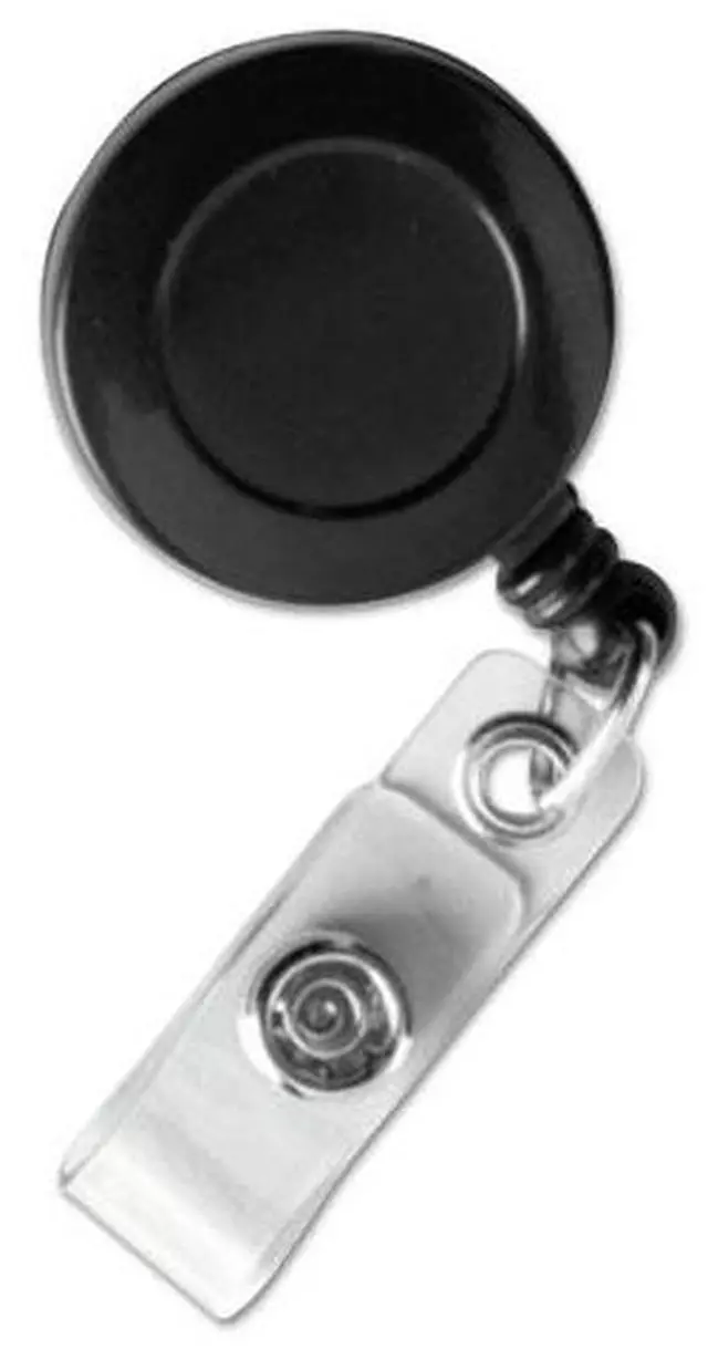 Alt view image 5 of 15 - Baumgartens Card Reel with Belt Clip/Strap Extends 30" 25/PK Black 68424