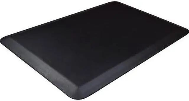 Alt view image 2 of 19 - Deflecto Anti-Fatigue Mat Crush-Resistant 24"Wx36"Lx3/4"H Black AF2436PU